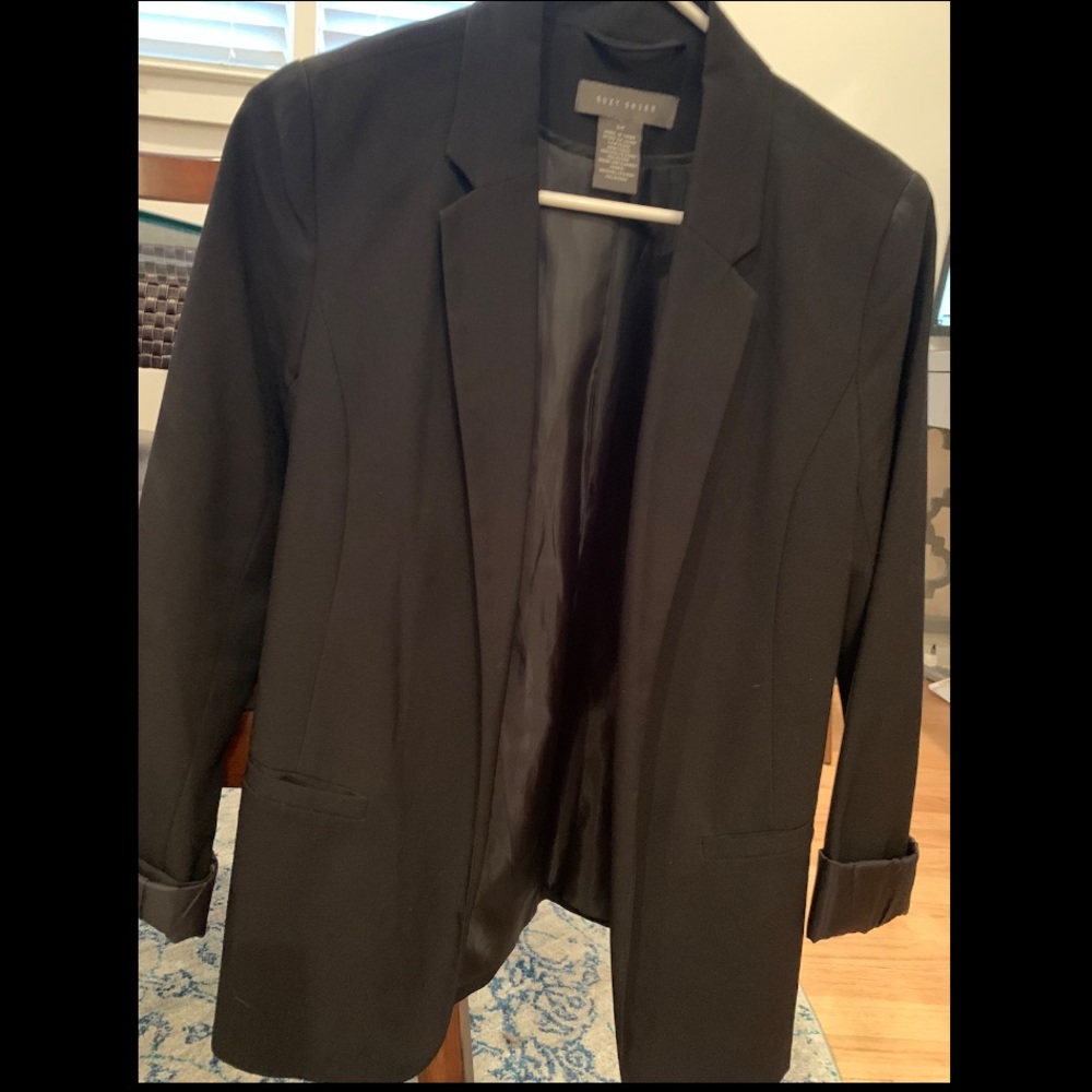Suzy Sheer Black Blazer